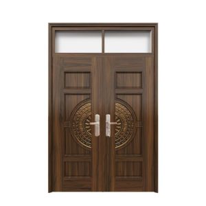 Cửa thép vân gỗ 2 cánh HHD-D1