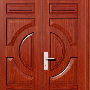 Cửa thép vân gỗ 2 cánh HHD-D2