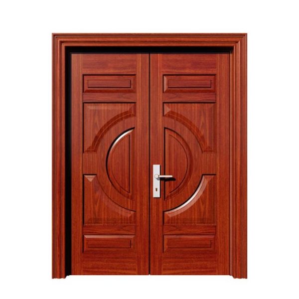Cửa thép vân gỗ 2 cánh HHD-D2