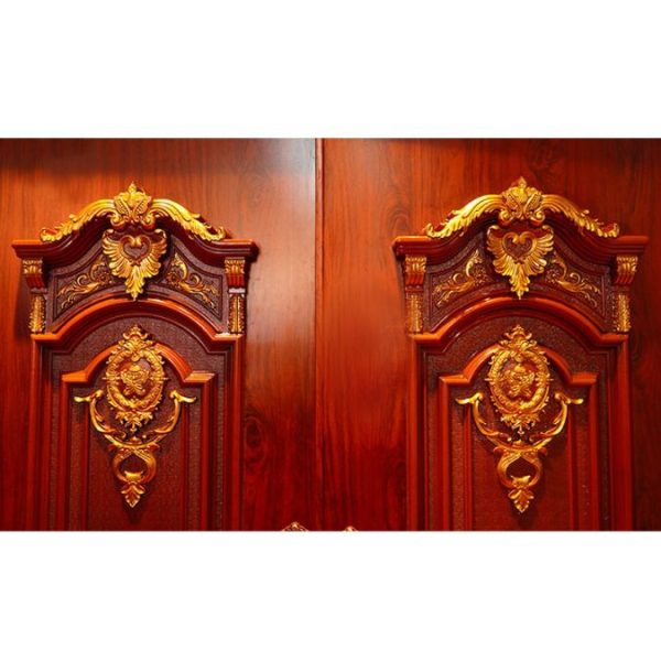 Cửa thép vân gỗ 2 cánh cao cấp HHD-F1