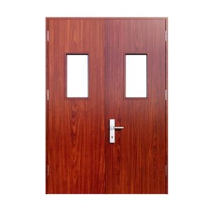Cửa thép vân gỗ 2 cánh chống cháy HHD2