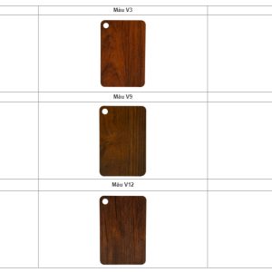 Bảng màu cửa thép vân gỗ Hoa Hằng Door