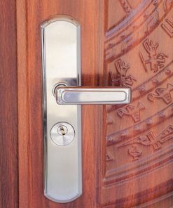 Cửa thép vân gỗ 4 cánh huỳnh trống đồng HHDH4AK