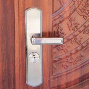 Cửa thép vân gỗ 4 cánh huỳnh trống đồng HHDH4AK